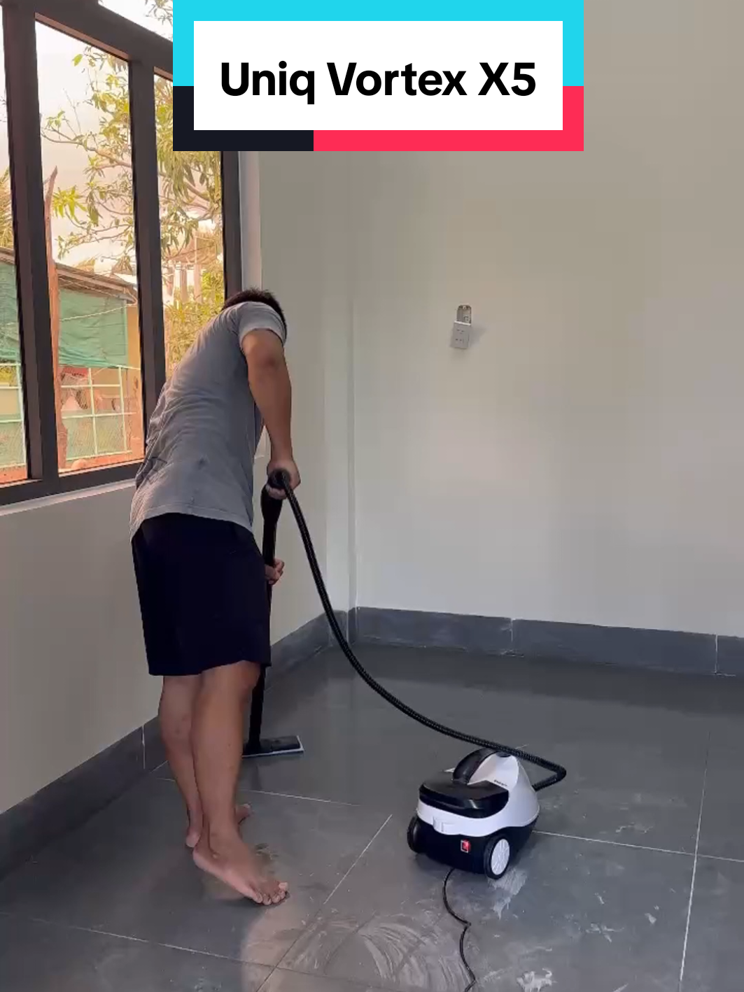 Máy làm sạch hơi nước nóng Uniq Vortex X5 #thanthonoicongso #uniq #maylausan #maylaunha 