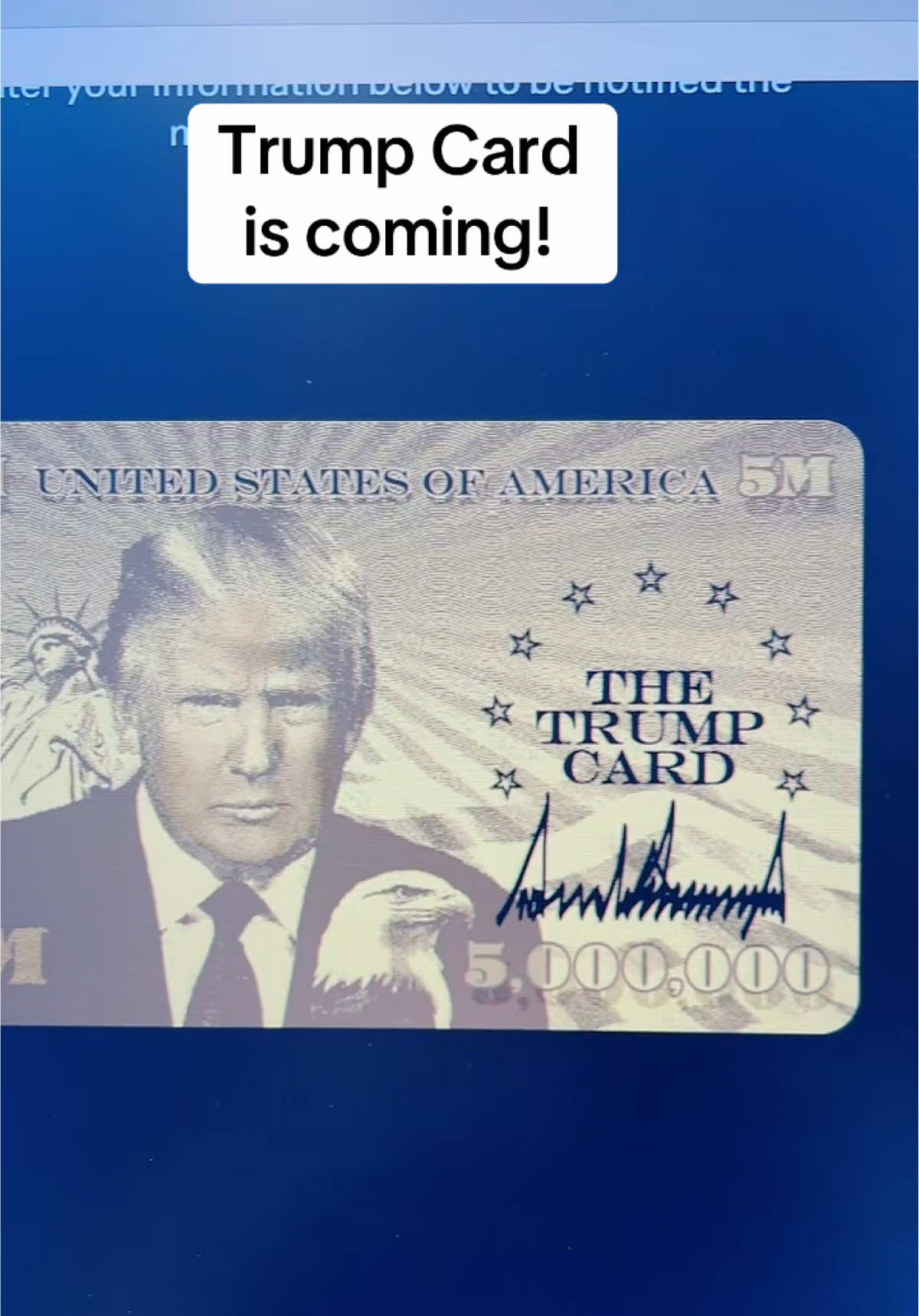 HTTPS://trumpcard.gov  #immigration #trump #immigrationlawyer #immigrationattorney #uscis #usimmigration #immigrationnews  