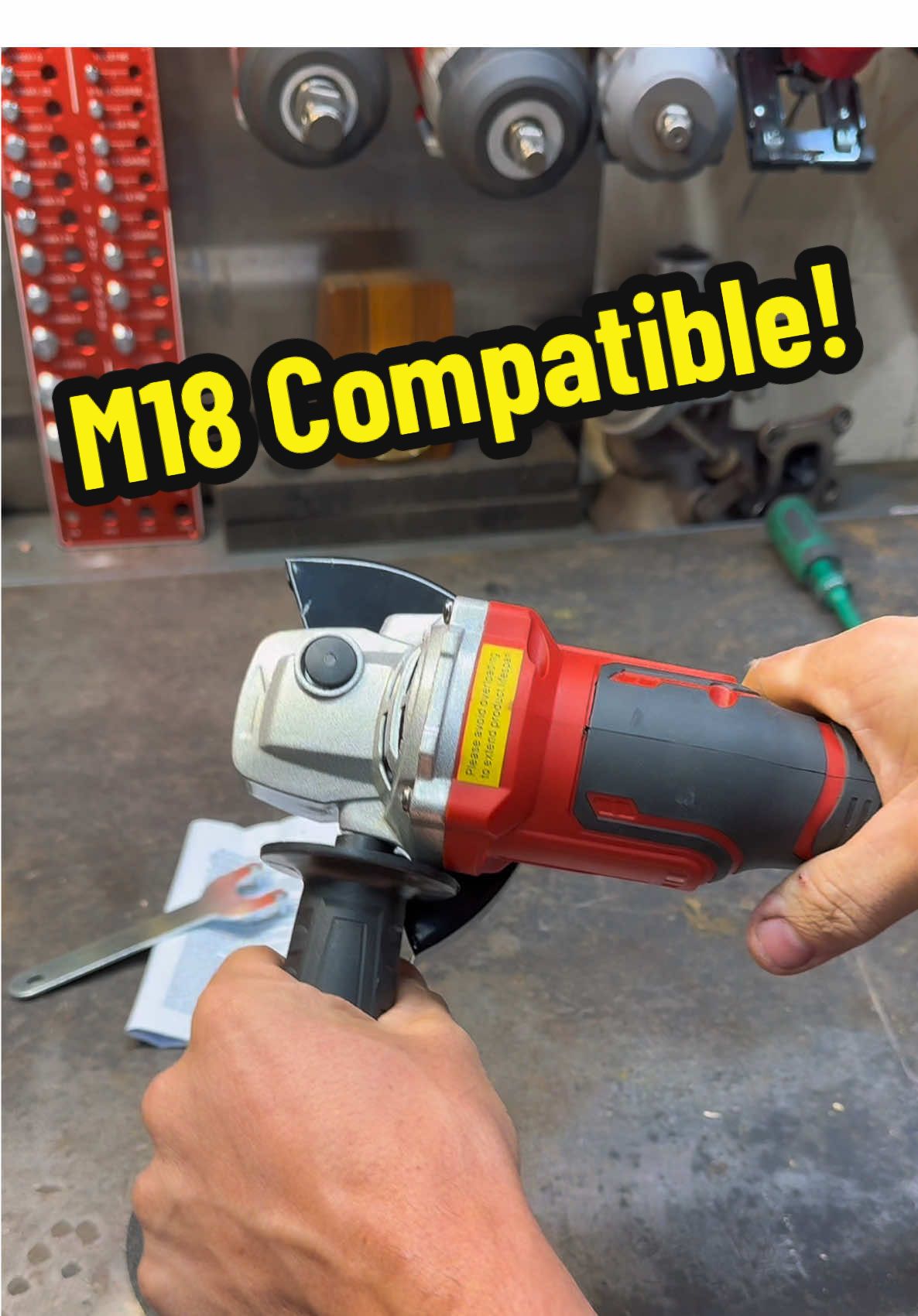 Not top shelf, but solid for the price 💯 M18 compatible, 3 speeds, and no regrets lending this one out 🔧 #tools #budgettool #milwaukeecompatible #anglegrinder #DIY #tooltok #garagegear #creatorsearchinsights 