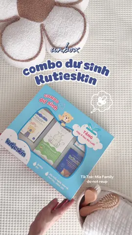 Kutieskin có combi dự sinh này tiện quá các mom ưi 😍 toàn các món chăm da toàn diện cho bé yêu nè 🥰 #Mia🍼Family #mebimsua #mẹvàbé #mevabe #embe #embedangyeu #combodisinh #kutieskin 