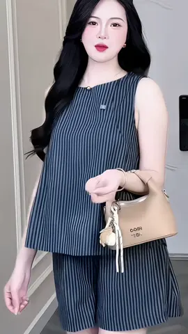 Set bộ sọc phối nơ không tay- có thể mặc 2 kiểu Thời trang nhẹ nhàng Phong cách#setdonu #setdodep #setdoxinh #thoitrangnu #macdepmoingay 