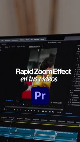 Cómo Hacer la Transición de Rapid Zoom Effect en Adobe Premiere  #PremierePro #TutorialPremiere 