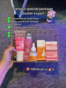 paket lengkap basic skincare tinggal pakai 😜 #skincare #skincareroutine #skincareproducts #hanasui #hanasuiglowexpert 