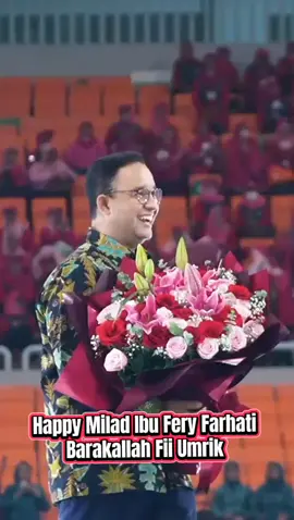 Happy Milad Ibu Fery Farhati  Barakallah Fii Umrik  Kalau harus mengulang hidup sepuluh ribu kali pun, aku akan selalu memilihmu. Bukan karena segalanya selalu mudah, tapi karena bersamamu, segalanya menjadi layak dijalani. Fery adalah tenang dalam riuh, arah dalam segala cuaca, dan tempat pulang dalam segala musim. Semoga Allah senantiasa melimpahkan sehat, berkah, dan bahagia dalam setiap langkahmu. Dan semoga aku selalu diberi umur untuk terus mendampingimu, mengulang rasa, mengulang syukur. Sekali lagi, untuk hari ini… Selamat Ulang Tahun Fer ! #AniesRasyidBaswedan  #FeryFarhati #HappyMilad #Fyp  #VideoViral 