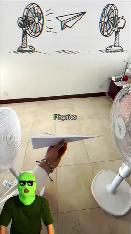 Floating Paper Airplane Experiment 😳