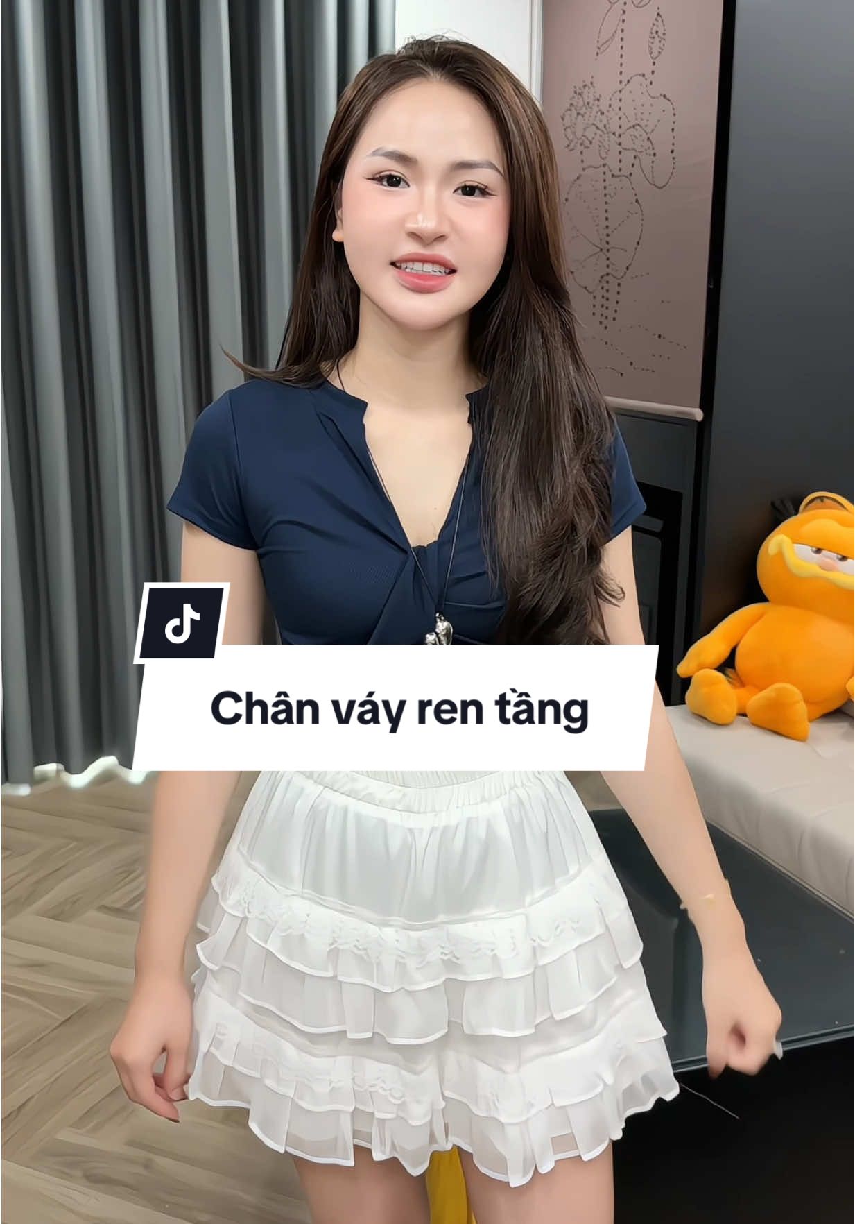Chân váy ren xoè nữ tính #chanvay #macdep #chanvayren #fypシ゚viral #xuhuongtiktok 