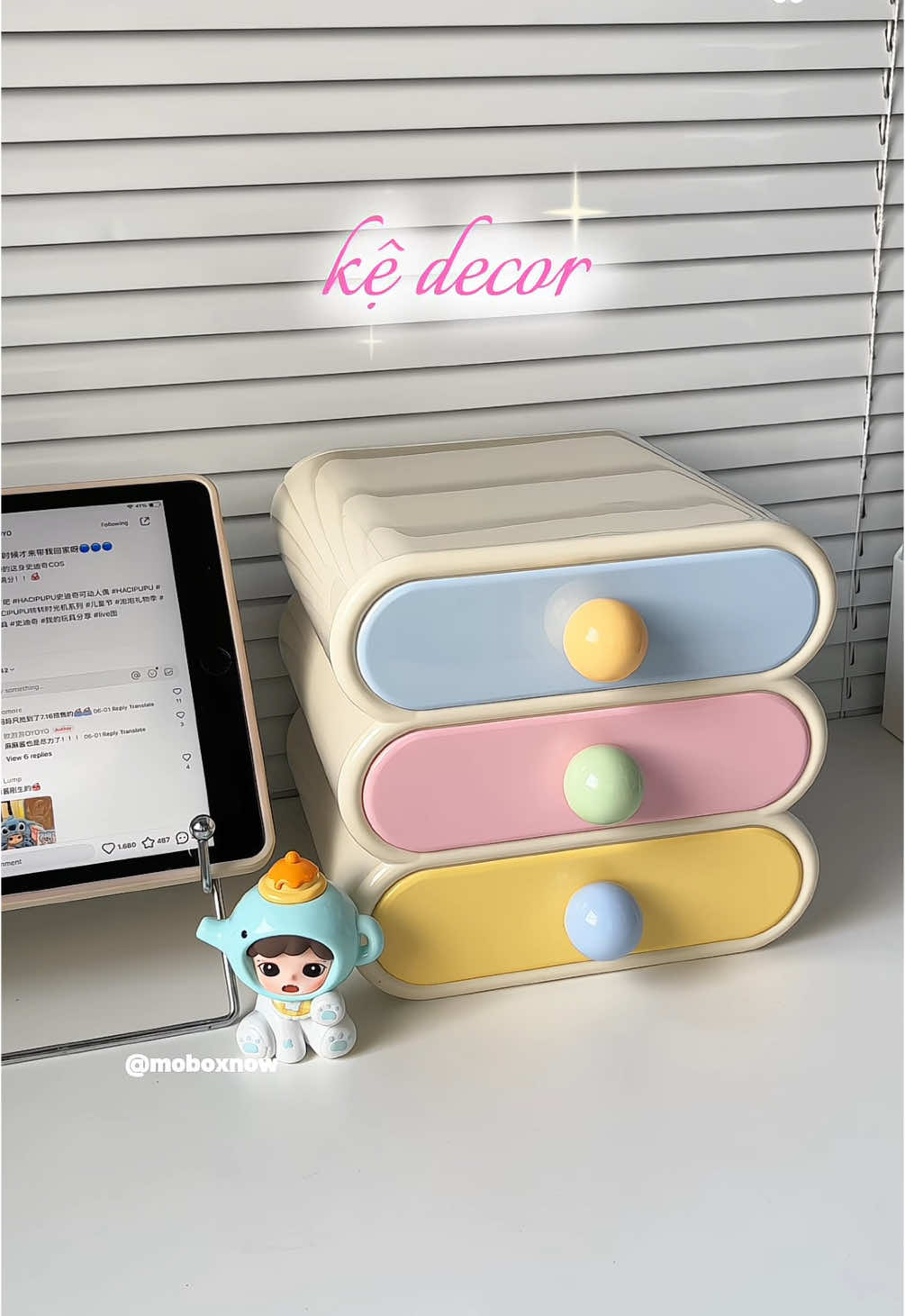 chời ơi nó đúng gu tui 🫶✨🍒😍🍃#kedecor #ke3tang #kedecorbanhoc #decorbanhoc #xuhuong #fyp 