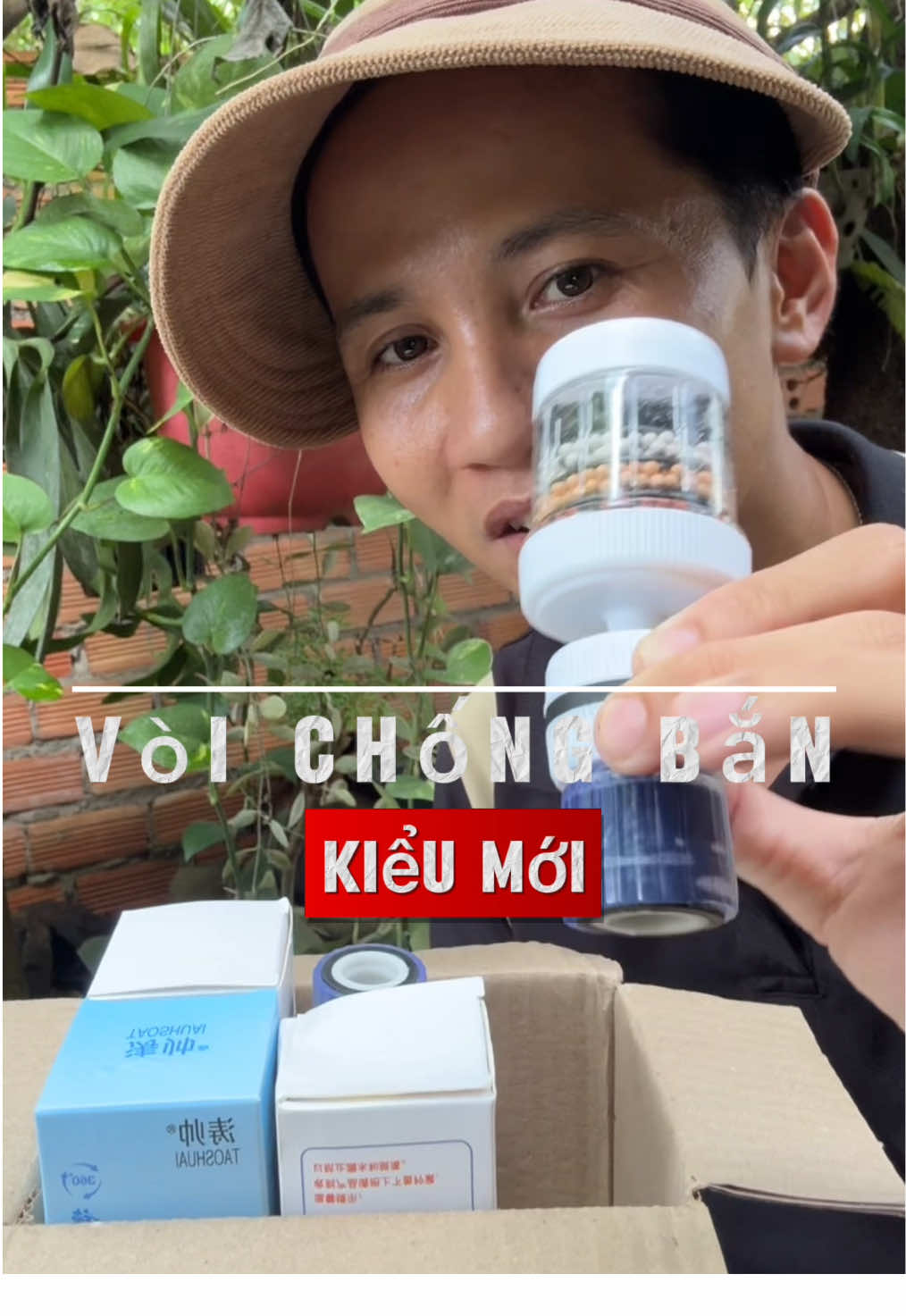 Vòi chống bắn nước lọc nước kiểu mới. #tonytaisuoinho #voichongbannuoc #voilocnuoc #voichongbankieumoi #voilocnuoc 