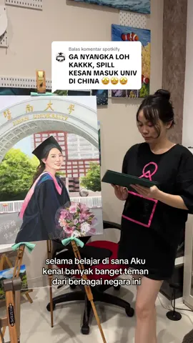 Membalas @spotkify  lebih berkesaan saat di ZheJiang University 😄 ga terasa udah 10 tahun yang lalu  Semangat untuk teman teman yang mungkin berencana jg kuliah di China 🔥 #acrylicpainting #paintingart #artpainting #artpaint #artistsoftiktok #artwork #paintingart #paintingprocess #graduationday #jinanuniversity #lukisan #lukisanwajah #lukisanwenn #wennartday 