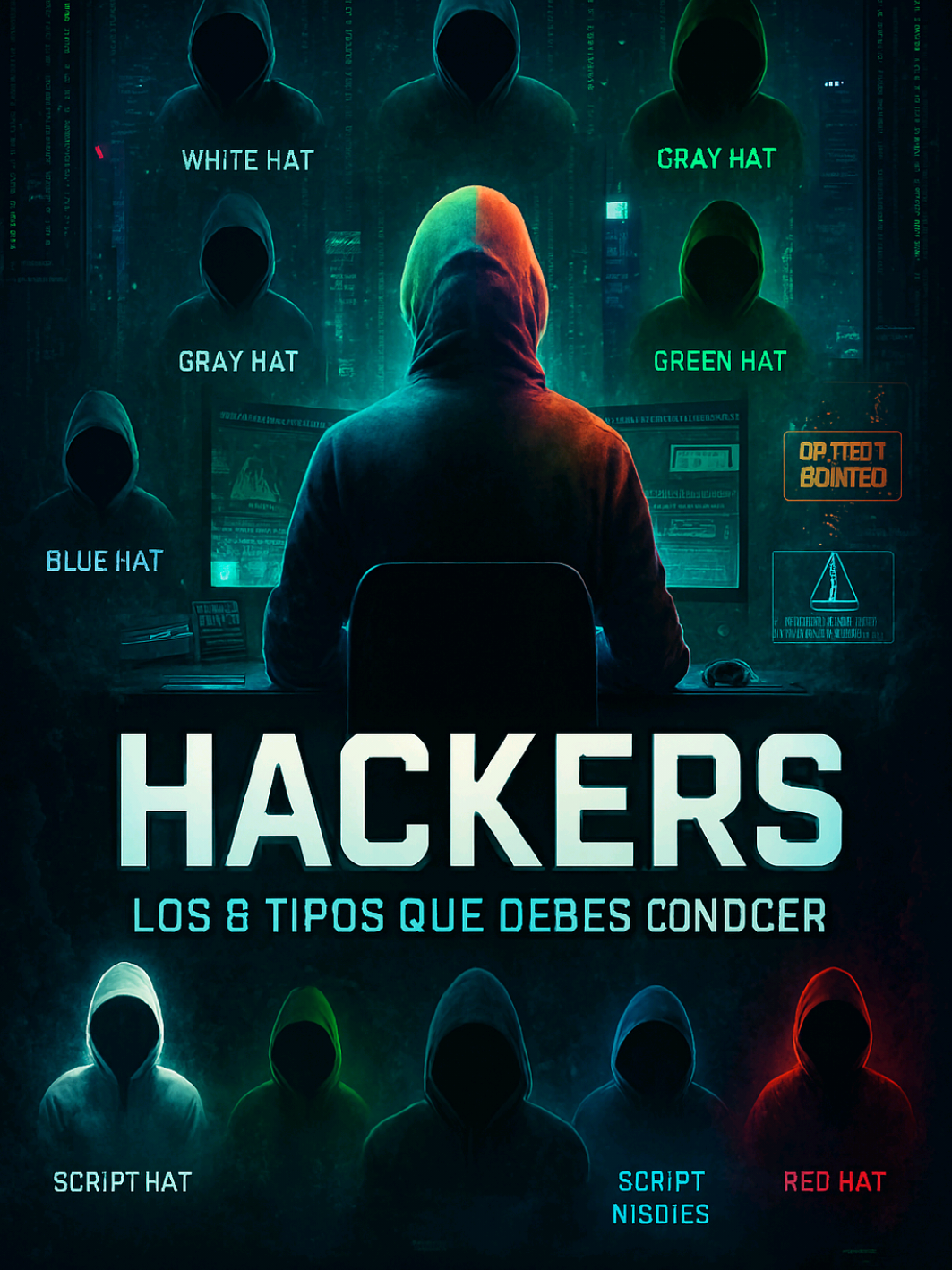 🧠 ¿Sabías que existen 8 tipos de hackers? 💻 Descubre cuál eres tú... 👀 🔥 ¡Dale like, comenta tu favorito y comparte! #Hackers #Ciberseguridad #EthicalHacking #HackerTypes #TikTokEdu #AprendeEnTikTok #TechTok #liveincentiveprogram 