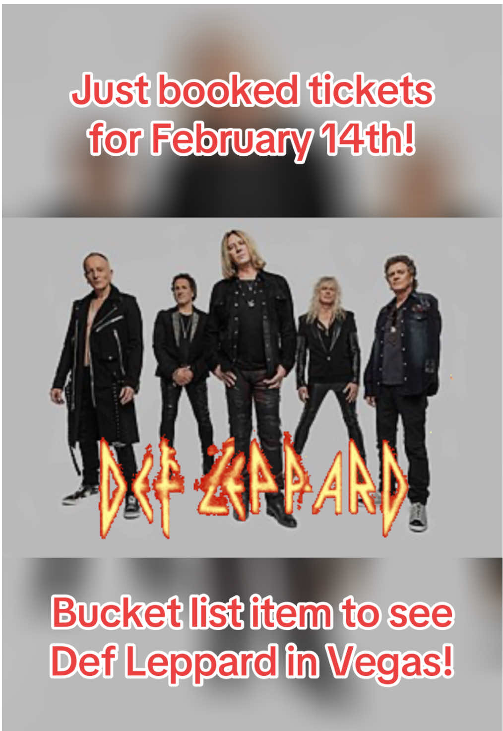 February 13, 2026 will be my 13th time seeing @Def Leppard and I’m finally seeing them in Las Vegas! Lucky number 13 is definitely going on the roulette wheel! Who else is planning to see Def Leppard during their Vegas residency? #defleppard #lasvegas #genx #fyp #tour #rock #rockmusic #popculture #bucketlist #vegas #musictok #music 