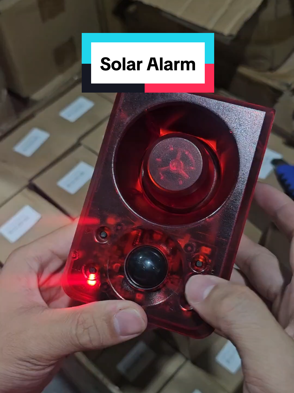 solar alarm good quality and kuat sound #solaralarm #sensoralarm #gardenalarm 
