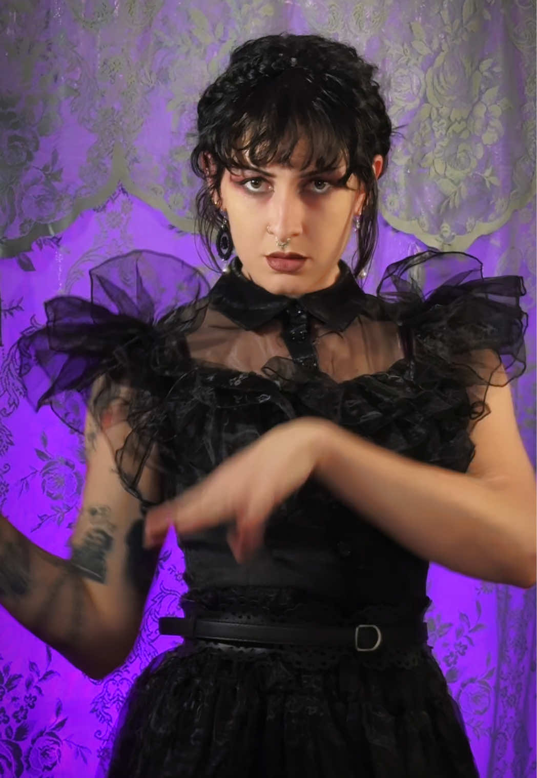 UNHAPPIEST OF WEDNESDAYS MY LOVES! But happy season 2 release day 🖤 #wednesday #wednesdayaddams #wednesdaynetflix #wednesdaycosplay 