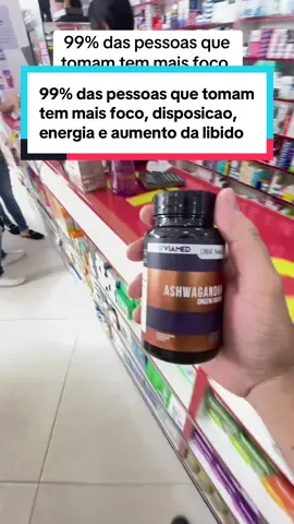 99% das pessoas que  tomam tem mais foco, disposição, energia  e aumento da libido #ashwaganda #saude #saudeebemestar #vidasaudavel #bemestar 