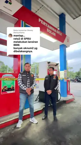 Membalas @Dhewy Dwieyulianty TKP SPBU para Tersangka mengambil Solar Subsidi lalu di bawa ke luar daerah kini telah di police line.