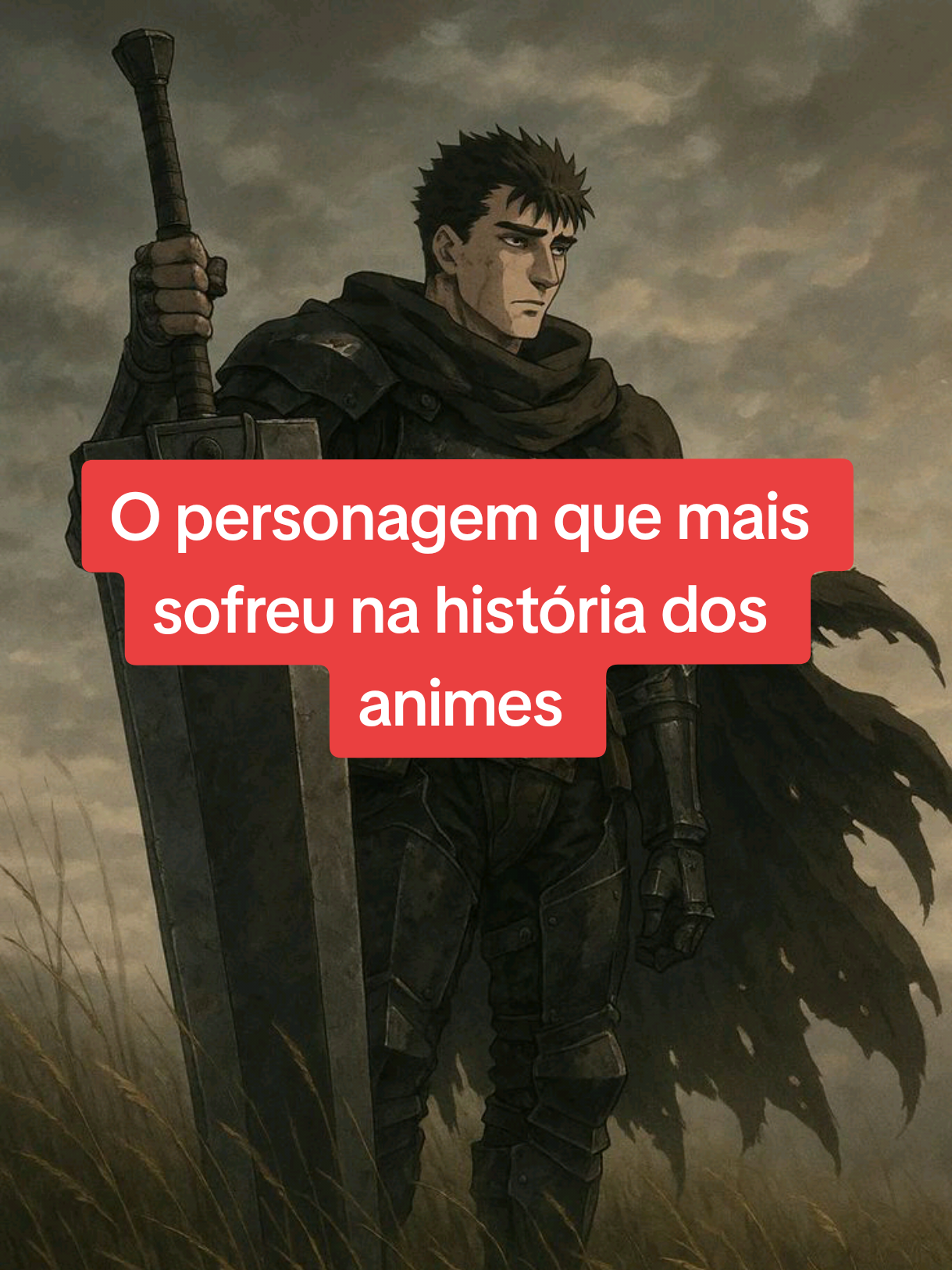 Perdeu o braço, o olho, os amigos… e quase a sanidade. Mas ainda assim, ele levantou. Sozinho. Com uma espada gigante, um braço de ferro… E um trauma que nem o tempo tem coragem de encarar.  #berserk #guts #gutsberserk #berserkanime #berserkmanga #animes #animeedits 