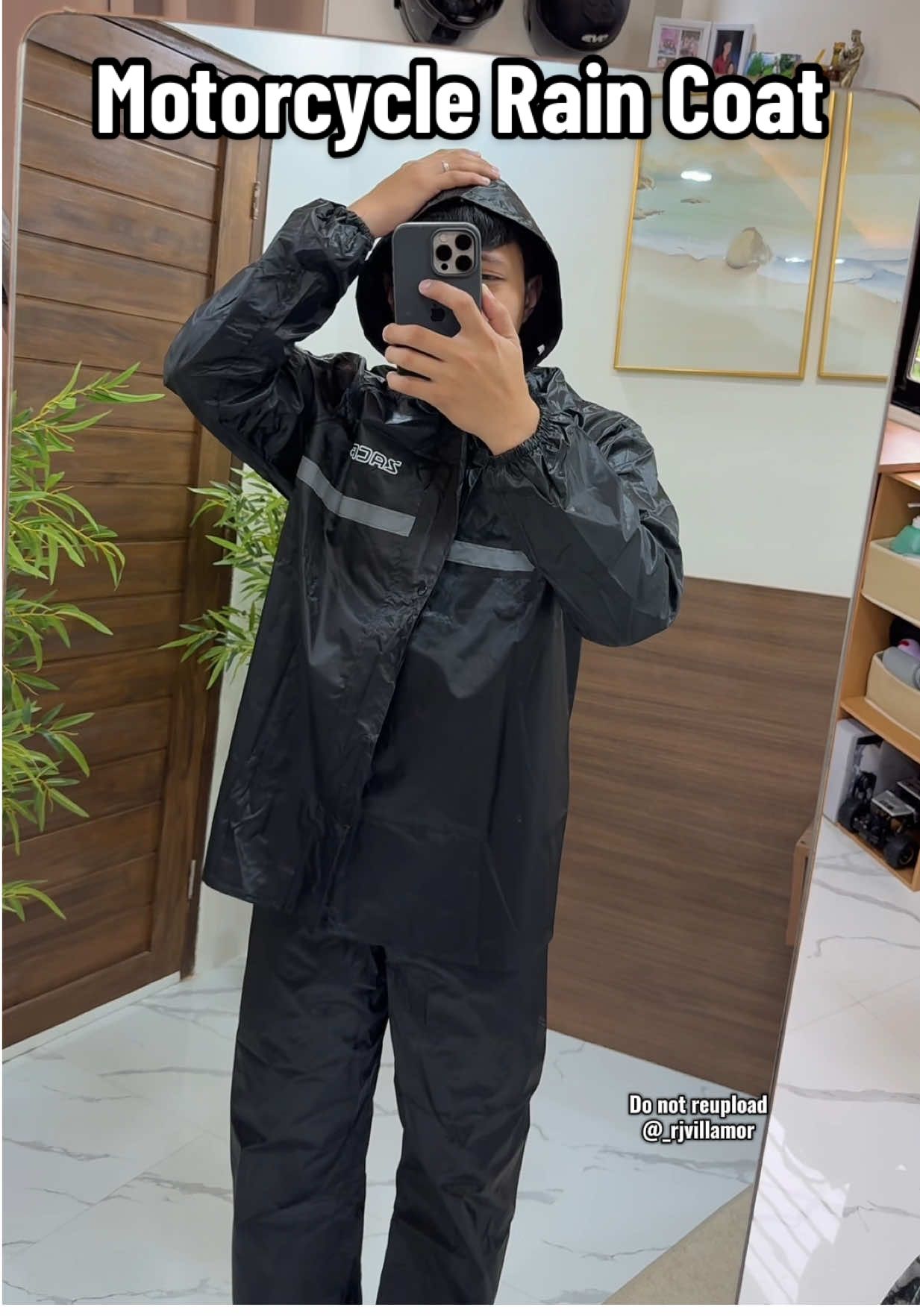 Makapal na pogi pa, perfect raincoat to para sakin🥰. MOTORCYCLE RAINCOAT . #raincoat #raincoatwaterproof #waterproofraincoat #motorcycleraincoat #zacroraincoat 