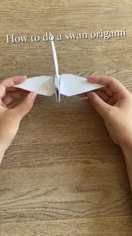 A easy way to have a swan origami                                             #swan#art #drawings #DIY #origami #origamitutorial #originalcontent 