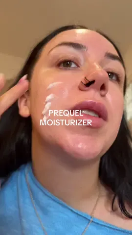 this moisturizer is just perfect 🥹 #prequelskin #prequelskincare #moisturizer #cleanskincare #gentleskincare #acnesafeskincare 