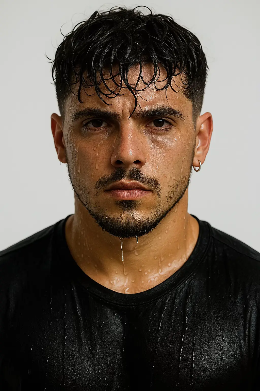 1. Ouvrez ChatGPT 📲 2. Téléverser votre photo 📸 3. Voici les prompts👇 (N'oublie pas d'enregistrer pour venir voir plus tard)  Prompt 1 : Uma dupla exposição cinematográfica do perfil de um homem. Dentro de sua silhueta, uma vasta cena cósmica se desenrola: galáxias brilhantes, estrelas brilhantes, nebulosas coloridas em tons de roxo, azul e dourado. Uma figura solitária caminha por uma paisagem alienígena escura ou duna de areia, observando o universo. O rosto do homem permanece suavemente iluminado e em foco, transmitindo introspecção. Iluminação etérea, clima onírico e surreal. Altamente detalhado, resolução 8K, emocionante e instigante. Prompt 2 :  Create a hyper-realistic, cinematic portrait of a man standing against a plain white background, soaked in water with droplets streaming down his face. His wet hair hangs over his intense eyes. He has a short beard visible jawline, wears a black shirt clinging to his skin, and has a small hoop earring in one ear. Size 4:5 Prompt 3 :  Create an image A stylish model standing in heavy rain, soaked and expressive, wearing a semi-wet white dress shirt with subtle transparency n artisticallyeh an clinging to his formstarHe lookSy rain, upward with as cinematicapressive, emotional xpressiong a Rainwdroplets suspended midairs, sidramaticotle lighting with cool blue tones soft mist in the background, shallow depth of field. Editorial fashion shoot style, aesthetics, captured in ultra-high resolution. Size 4:5 Prompt 4 : A dramatic split-portrait of a man wear black t-shirt showing two contrasting emotions. The left half of his face and body is in a dark, moody blue tone crying with his hand on his forehead, he is expressing deep sadness and pain. The right half is bright and vibrant in red tones - he is smiling and laughing joyfully. The middle split is textured and looks like torn paper or smoke blending the two sides. The background transitions from black and blue on the left to red and magenta on the right. Ultra-realistic lighting, cinematic color grading, emotional contrast, expressive facial features, and textured effects. Prompt 5: Stunning portrait of a handsome young man standing in a futuristic corridor, glowing neon lights in the background with blue and red bokeh, hair gently blown by wind for a sense of motion, bright brown eyes sharply focused, perfect skin with soft natural look, black futuristic top, delicate silver necklace with small dragon pendant, confident and slightly intense expression facing camera, cinematic lighting with soft glow on face, cool futuristic background, shallow depth of field, 85mm lens effect, ultra high definition, photo-realistic, volumetric lighting, dramatic atmosphere, centered composition Prompt 6 : A confident man standing in front of a powerful male lion, both perfectly aligned, creating a symbolic double portrait of inner strength and dominance. The man wears a dark, checkered suit with a tailored fit, over a charcoal gray turtleneck sweater. He has a neatly groomed beard, slicked-back hair, and wears modern black sunglasses. His expression is calm, collected, and fearless. The lion behind him has a majestic mane, intense golden eyes, and a proud, regal posture. Background is a misty forest with a soft, blurred depth of field, giving the scene a mysterious and cinematic atmosphere. Natural lighting with dramatic shadows, neutral earthy tones, hyper-detailed facial textures, photorealistic fur, ultra sharp clothing fabric texture, fashion editorial meets wildlife symbolism. 8k resolution, cinematic look, 9:16 aspect ratio, ultra hyper-realistic Aller vous avez tous ce que vous avez besoin, n'oubliez pas que vous pouvez ajuster en parler avec ChatGPT. 🚀 #prompt #intelligenceartificielle #aiphoto #pourtoii #portraitai 