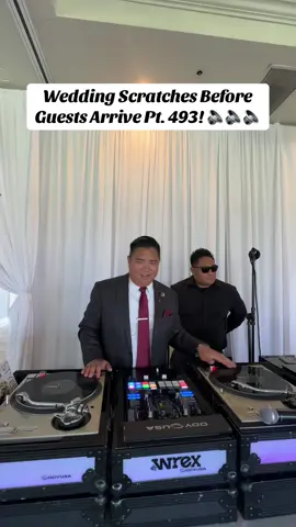Wedding Scratches Before Guests Arrive Pt. 493 🔉🎧 Warming up the decks while the venue gets setup 🎧 For booking DJ Wrex: synergyeventsco.com #DJLife #ScratchDJ #WeddingSetup #BehindTheBooth #SoundCheck #BeforeTheParty #Turntablism #VinylVibes #POV #LosAngelesDJ #EventVibes