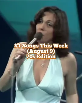 #1 Songs This Week (August 9) 70s Edition #music #billboard #hot100 #70smusic 