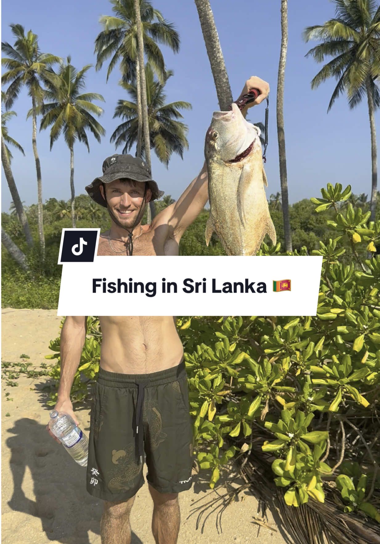 I was always his biggest catch before this fish 🇱🇰 #srilanka #tangalle #fishing #beach #fyp 