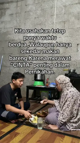 Kita usahakan makan bareng terus sambil deeptalk#suamiistri #pasutri #suamiidaman 