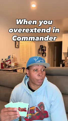 When you overextend in Commander 🚛 #mtgtiktok #tabletopjocks #mtgcommander #magicthegathering #mtg #mtghumor 