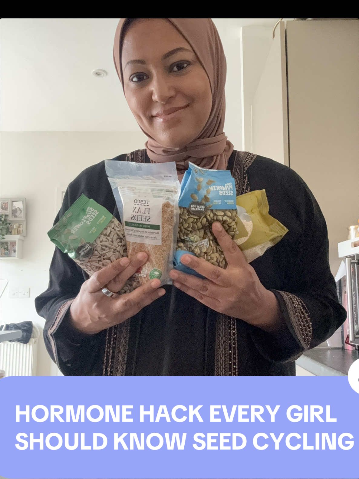 Did you know you can support your hormones with just 4 simple seeds? It’s called seed cycling  it’s trending for a reason!” 🌓 Phase 1 – Day 1 to 14 (5–20s): “From the first day of your period to ovulation, eat: 👉 1 tbsp flax seeds – helps balance oestrogen 👉 1 tbsp pumpkin seeds – supports progesterone later Grind them for better absorption and toss them into smoothies or oats! 🌕 Phase 2 – Day 15 to 28 (20–35s): “From ovulation to your next period, switch to: 👉 1 tbsp sunflower seeds – supports progesterone 👉 1 tbsp sesame seeds – helps block excess oestrogen Same thing: grind and eat daily! ✨ Benefits (35–50s): “This may help with: ✅ PMS ✅ Hormonal acne ✅ Irregular periods ✅ Perimenopause 👉 “Save this & follow for more hormone tips!” 👉 “Trying this? Comment ‘SEEDS’ below!” #SEEDCYCLING #HORMONEHACK #WOMENSHEALTH #PMSRELIEF #HORMONEBALANCE #CYCLESYNCING #NATURALHEALTH #PERIODTIPS #BODYPRISM #GIRLHEALTH #BLOATINGRELIEF #HOLISTICHEALTH #NATURALREMEDIES #HORMONESUPPORT #TEENHEALTH