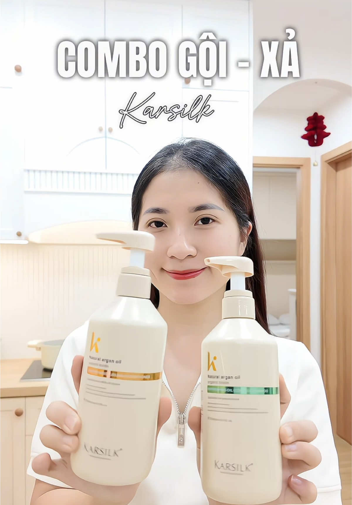 mới sắm bộ dầu gội dầu xả mà ưng hết nươcd chấm các bà ui. Tóc cứ như đi salon vậy ấy #Karsilkstore #DauGoiKarsilkChinhHang #KarsilkVietnam #GiamRungToc #TocKhoeTuGoc #ChamSocTocTaiNha #SanPhamQuocTe #TikTokMadeMeBuyIt #tiktok #xh #Runfavietnam