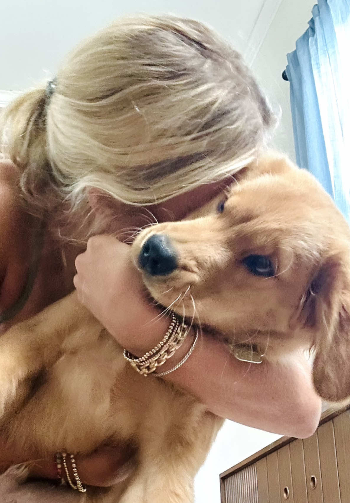 this happens especially when he becomes a baby shark 🦈 the immediate switch lol 😅😅  #dog #goldenretriever #puppy #fyp #cutedog 