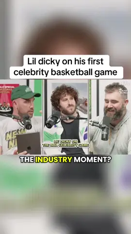 Lil dicky on his first celebrity basketball game🏀 @New Heights @NewHeights POD #newheights #newheightspodcast #newheightshow #NBA 