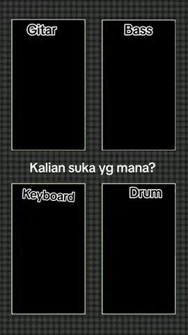 Gitar ku petik, bass ku betot.. lanjutkan? 