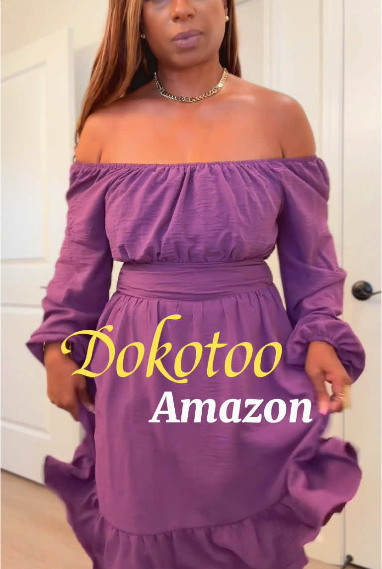 Looking for a cute dress transitioning into Fall.  Here you go! @DOKOTOO-US #dokotoo #catchmyvibe❣️👌🏾💯 #catchmyvibe74💙 #iamthevibe💙 #oaklandbayarea #viraltiktok #CapCut 