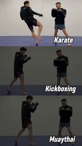 Can you tell the difference? #kickboxing #mma #muaythai #karate #taekwondo #martialarts #sport #fighter #Fitness #health #tiktokmma 