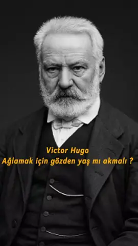 Ağlamak için gözden yaş mı akmalı? Dudaklar gülerken, insan ağlayamaz mı? Sevmek için güzele mi bakmalı? Çirkin bir tende güzel bir ruh, kalbi bağlayamaz mı? Hasret; özlenenden uzak mı kalmaktır? Özlenen yakındayken hicran duyulamaz mı? Hırsızlık; para, mal mı çalmaktır? Saadet çalmak, hırsızlık olamaz mı? Solması için gülü dalından mı koparmalı? Pembe bir gonca iken gül dalında solmaz mı? Öldürmek için silah, hançer mi olmalı? Saçlar bağ, gözler silah, gülüş kurşun olamaz mı? Şiir: Victor Hugo  Ses:Ahmet Faruk Nalbantoğlu #victorhugo #şiir #şiirsokakta #şiirheryerde #aşk #reelstürkiye #instagram