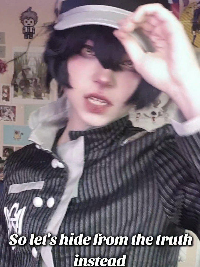 repost bc the sound was odd 🕵️‍♂️🔍𝒮𝒽𝓊𝒾𝒸𝒽𝒾📖🧢 #shuichi #shuichisaihara #shuichisaiharacosplay  #danganronpa #danganronpacosplay #dangan #drv3 #drv3cosplay #danganronpav3 #danganronpav3cosplay #sweetsecretcos 