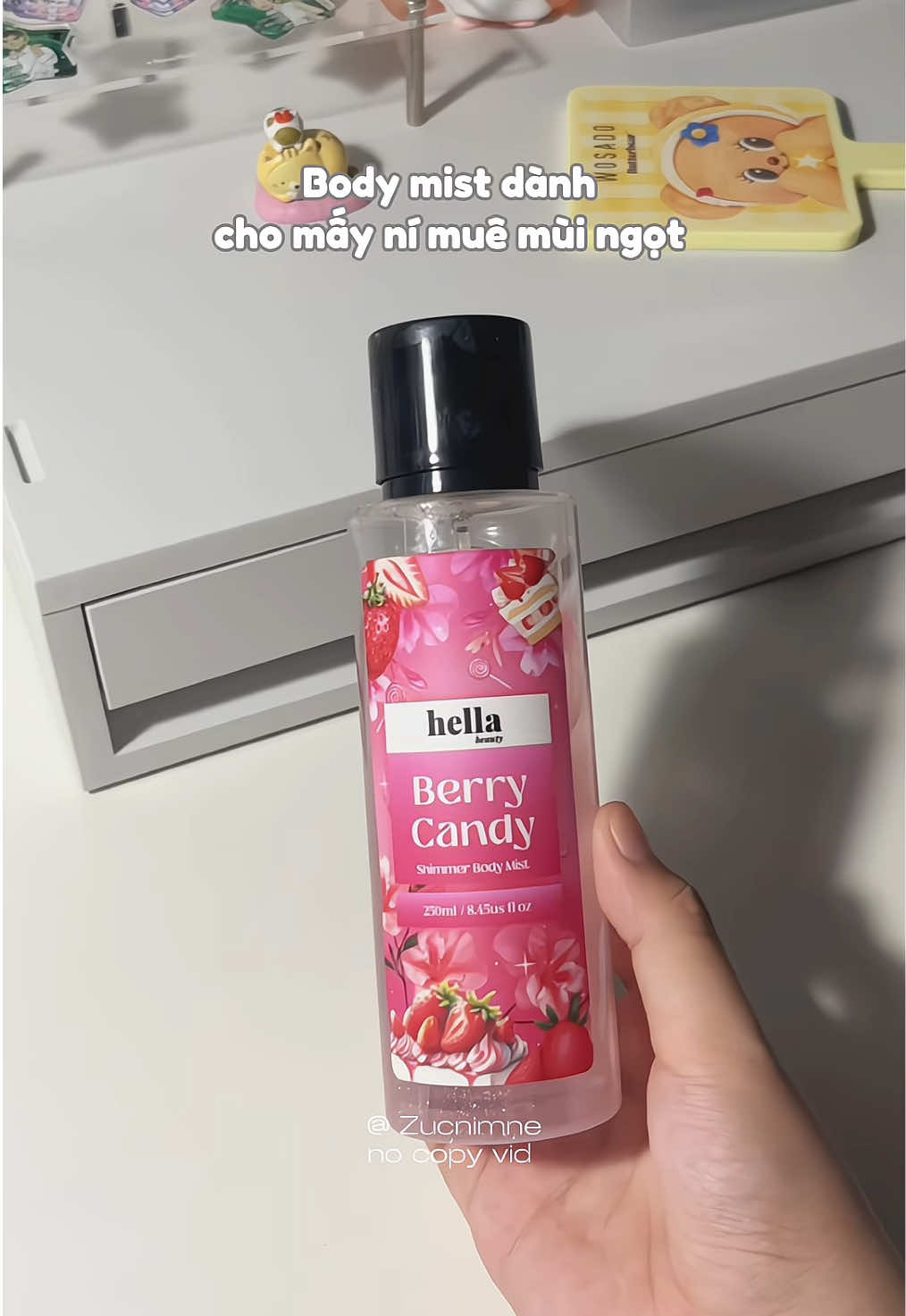 Rec thêm cho mn 1 chai body mist dễ dùng của nhà Hella nè #bodymist #hellabeauty #xitthomtoanthan #unboxing #fybシ #xh #zucmianeunbox 