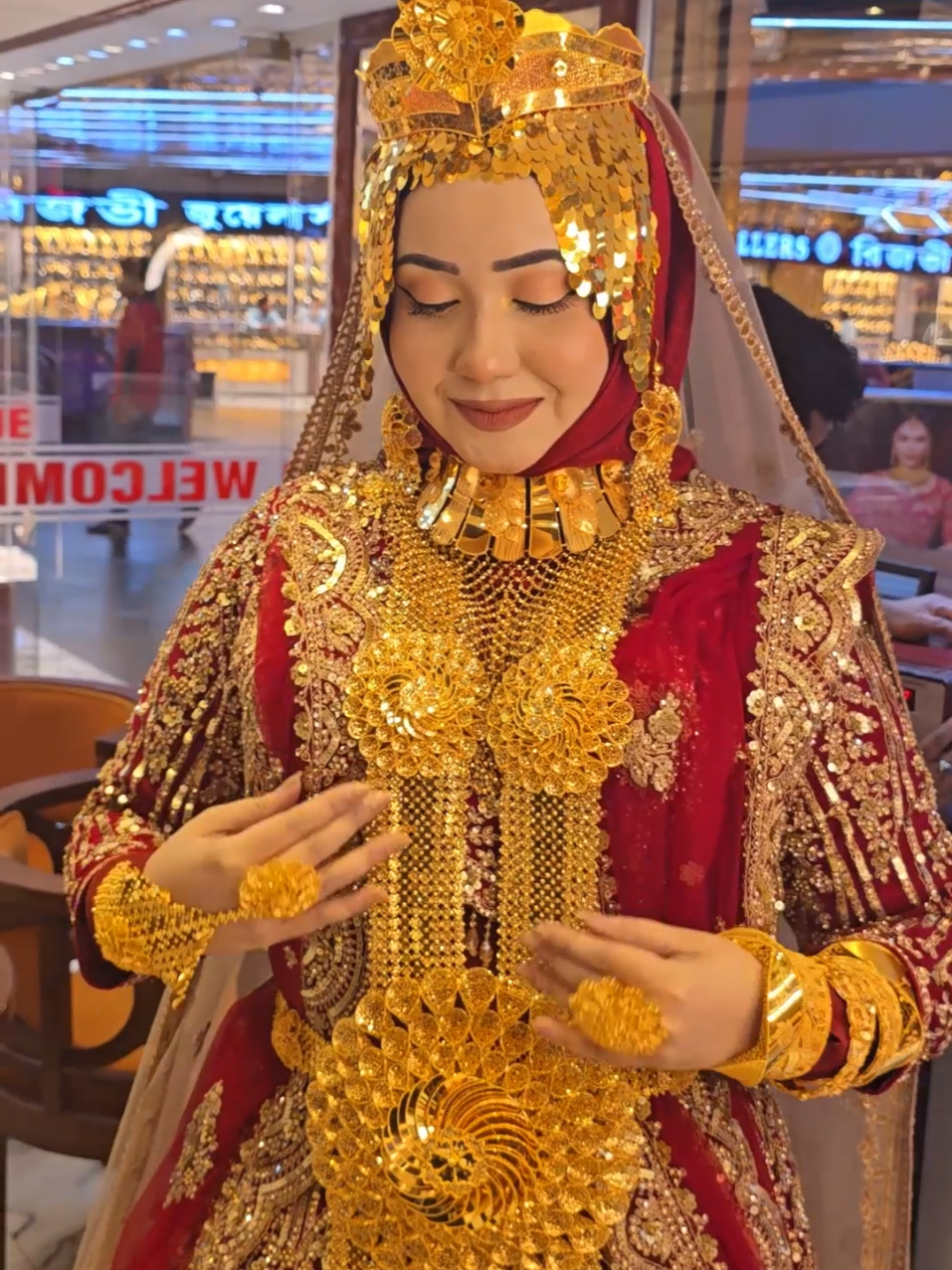 💥 সোনাদানা গয়না কিচ্ছু আমার চায়ন 💯 #following #follower #trendin #goldjewellery #foryou #1m #sanzidaapu 