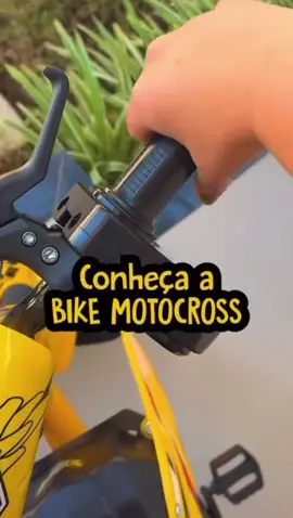 Bicicleta Infantil MotoCross Unitoys R16 Freios V-Brake Imita Barulho de Moto Bike Unissex ##diversão#aventura