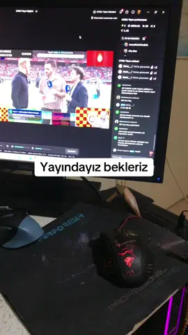 Merhaba şuanda feyenoord fb maçı için yayındayız #feyenoord #fb 