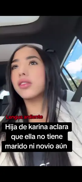 ISA hija de Karina aclara que ell ano tiene novio ni marido #karina #karinagarciaoficiall #karifulla #altafulla #isa 