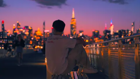 sunsets in nyc #cinematic #travel #Lifestyle #filmmaking #newyork 