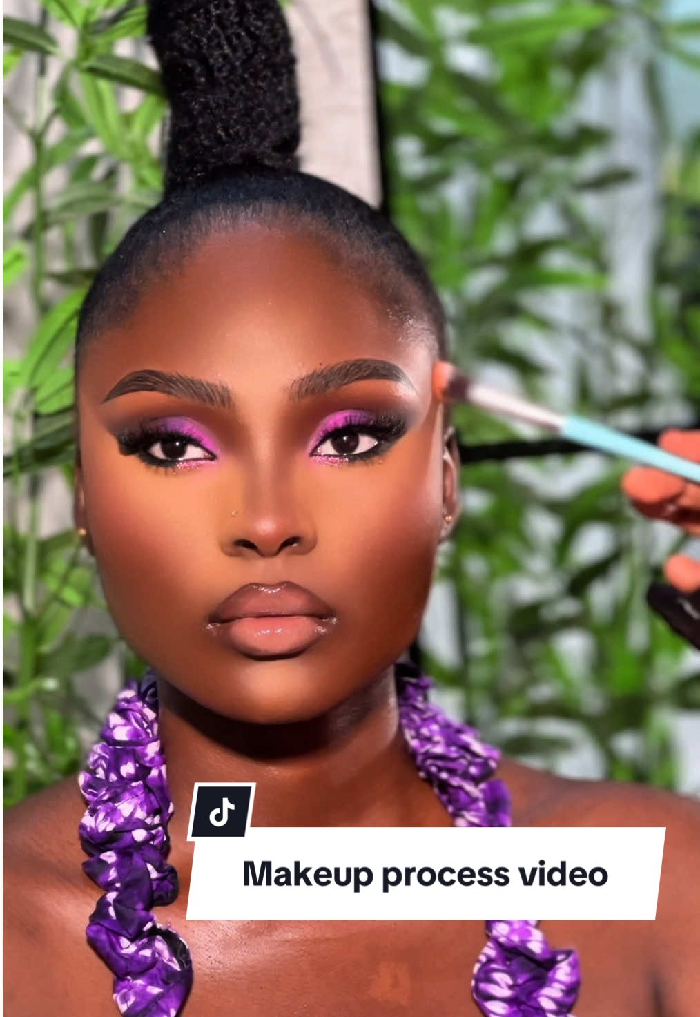 Makeup process video #lagosmakeupartist #makeupartistinlekki #fyp