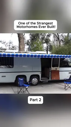 One of the Strangest Motorhomes Ever Built! #luxury #camper #motorhome 