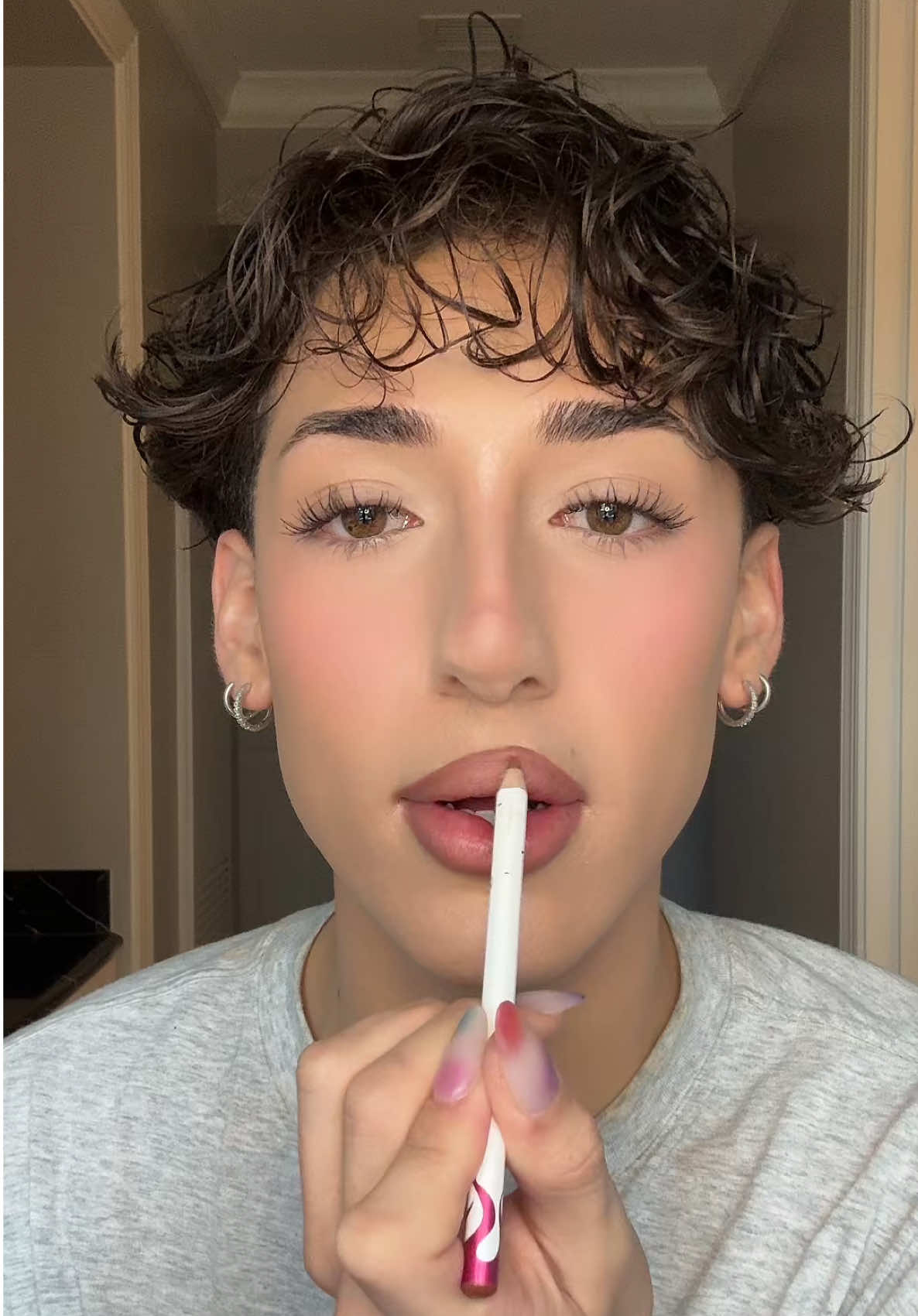 GRWM TO GLAM MILLIE BOBBY BROWN ahh🤭 #makeup #beauty #milliebobbybrown #strangerthings #florencebymills 