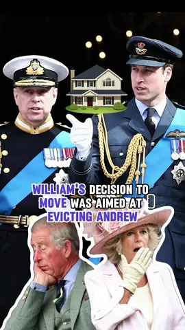  No one realized that William’s decision to move was aimed at evicting Andrew, but Camilla interfered in the matter. #princewilliam #kingcharles #camilla #princess #prince #royal #queen 