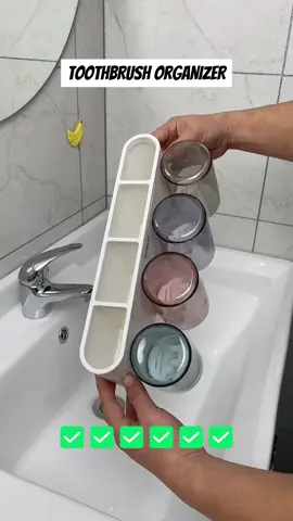Wall mounted toothbrush organizer.  #toothbrushorganizer #toothbrushholder #toothbrushorganizerwallmounthed #toothbrushorganizerwithcover 