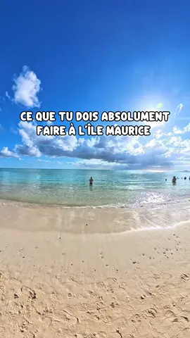 Enregistre la vidéo pour ne pas perdre la liste des choses que tu dois faire si tu passes tes vacances à l'lle Maurice - ﻿﻿L'ile au bénitier : trajet de TB à Tamarin compris; départ de Tamarin en bateau rapide, observation des dauphins et roche de crystal, repas sur l'lle au bénitier (48€/pers.) - ﻿﻿La visite des 5 îles : trajet de TB à Blue bay compris; départ de Blue Bay en bateau rapide, snorkelling. dans la seule réserve naturelle de l'île, on passe voir l'épave, l'île de la passe, l'ile au phare (où on descend), l'île aux flamants, repas sur l'île aux cerfs et retour par la cascade de grande rivière au sud-est. (100€/pers.) - ﻿﻿Le jardin de Pamplemousse : vous pouvez vous y rendre de vous-mêmes, et prendre un guide sur place, si vous le voulez. 5€/pers. sans guide - ﻿﻿Chamarel et la Terre des 7 couleurs : en louant une voiture, vous pouvez vous y rendre. Il y a une cascade à observer, puis la route continue pour se rendre à la Terre des 7 couleurs où l'entrée est à 10€/pers. Tu peux y voir des tortues géantes. L'accès à la forêt est en plus - ﻿﻿Le marché de Port Louis est accessible en bus - ﻿﻿Les dauphins se baladent, et nous avons eu la chance qu'ils soient en bas de notre hôtel, on a pu les observer pour 32€/pers. en bateau rapide - ﻿﻿Sur la plage de Trou aux Biches, tu peux observer tous les soirs le magnifique coucher de soleil gratuitement #mauritiusisland #ilemaurice #mauritius 